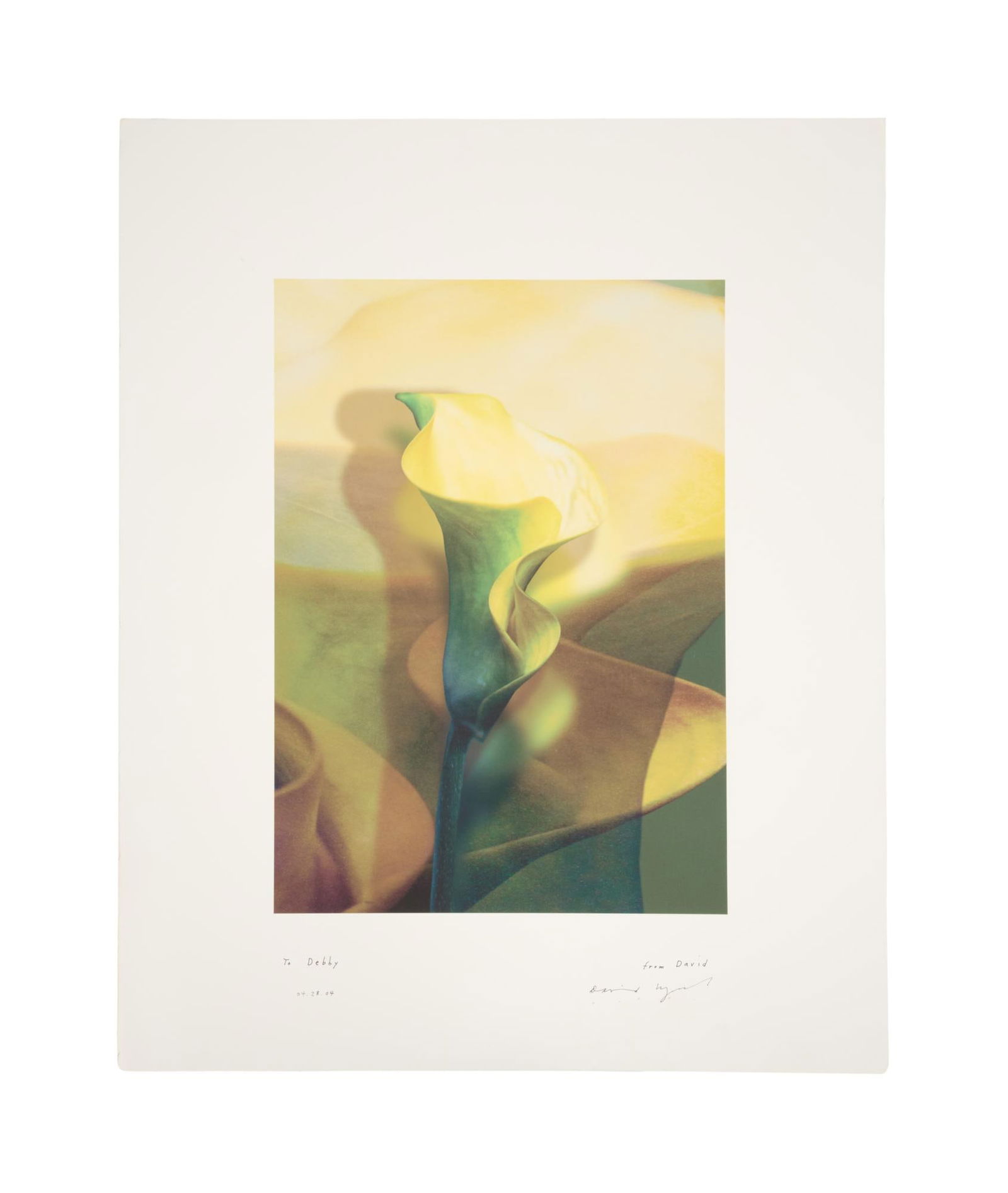 David Lynch | Signed 2004 Art Print: An art print signed and inscribed in black ink by David Lynch for his longtime former assistant, Debby Trutnik. The inscription reads: "To Debby / 04.28.04 / from David / David Lynch." 30 x