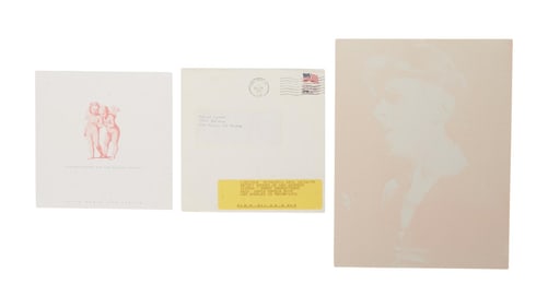 David Lynch | David Bowie Holiday Card and Photo Print