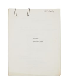 Halloween | "Additional Scenes" Script and Storyboards