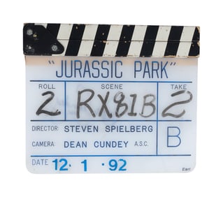 Jurassic Park | Production-Used Clapperboard