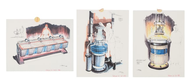 Jurassic Park | "Hatchery Unit" Concept Artwork Copies