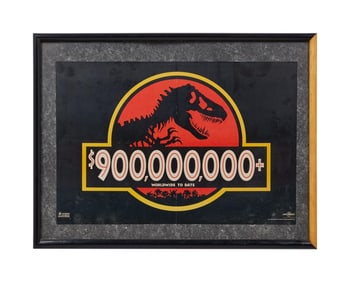 Jurassic Park | Dean Cundey Signed $900,000,000 Poster
