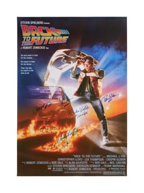 Back to the Future | Cast-Signed Poster