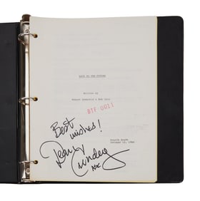 Back to the Future | Dean Cundey Signed Production Script