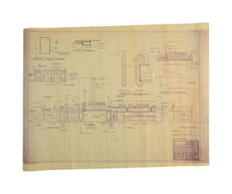 Back to the Future | Original Courthouse Plan Blueprints