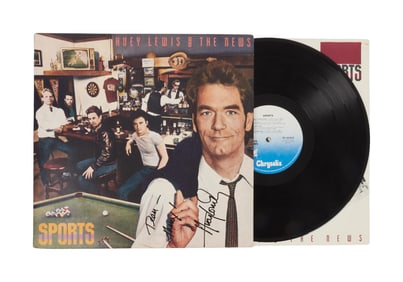 Back to the Future | Huey Lewis Signed and Gifted Record Album