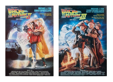 Dean Cundey | Signed "Back to the Future Part II" and "Back to the Future Part III" Posters