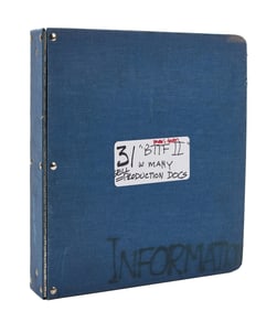 Back to the Future Part II | "Paradox" Script and Production Documents