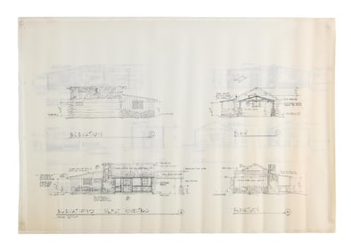 Back to the Future Part III | McFly Homestead Elevation Blueprint