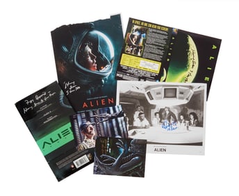 Alien | Harry Dean Stanton Signed Items and Tom Skerritt Signed Photo