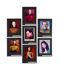 Star Trek: The Next Generation | Group of Signed Cast Photos