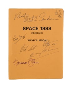 Space: 1999 | "Devil's Moon" Cast-Signed Script