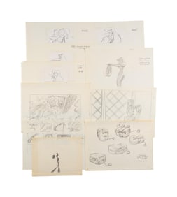 Who Framed Roger Rabbit | Lena and Apartment Building Original Sketches