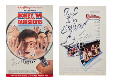 Dean Cundey | Signed "Who Framed Roger Rabbit" and "Honey, We Shrunk Ourselves" Posters