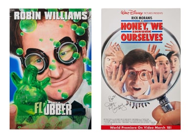 Dean Cundey | Signed "Honey, We Shrunk Ourselves" and "Flubber" Posters