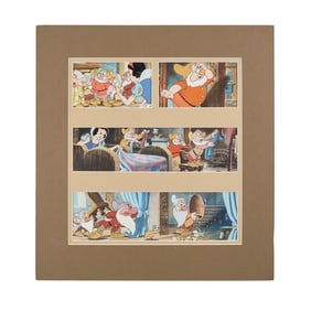 Disney | Walt Disney's "Snow White and the Seven Dwarfs" Golden Book Page Artwork