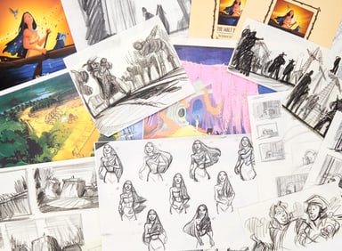 Pocahontas | Production Sketch Copies and Programs