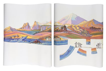 Disney | California Adventure Front Entrance Park Mural Posters