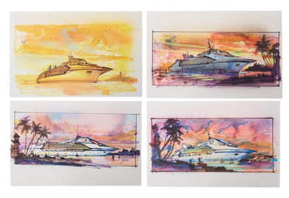 Disney Cruise Line | Preliminary Color Design Sketches (4)