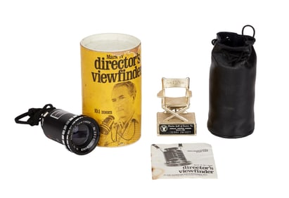 Crumb | Terry Zwigoff DGA Award with Vintage Director's Viewfinder