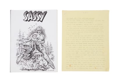 Terry Zwigoff | Unproduced Screenplay: "Sassy / The New Girlfriend" Co-Written by Robert Crumb, with