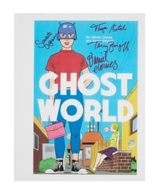 Ghost World | Script Cover Page Signed by Thora Birch, Scarlett Johansson, Daniel Clowes, and Terry