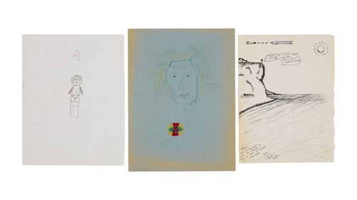 Ghost World | Original On-Set Drawings by Thora Birch and Scarlett Johansson