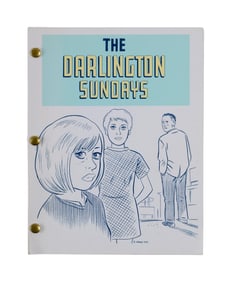 Daniel Clowes | Unproduced "The Darlington Sundays" Script with Sunshine Theater Poster
