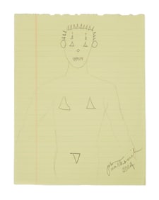 Art School Confidential | John Malkovich Signed Original On-Set Artwork