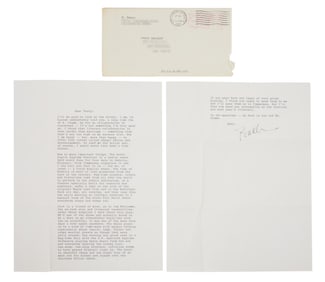 Buck Henry | Signed Letter to Terry Zwigoff