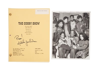 The Cosby Show | Malcolm-Jamal Warner Signed Script and Sabrina Le Beauf Signed Photo