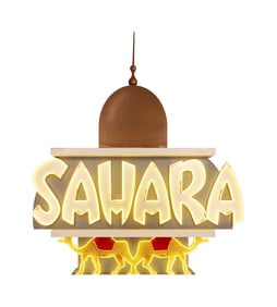 Jimmy Kimmel Live! | "Sahara" Neon Sign from 2019 Las Vegas Shows