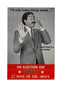 Brewster's Millions | Montgomery Brewster (Richard Pryor) Campaign Poster
