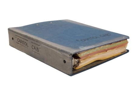 D.C. Cab | Script, Storyboard, and Production Document Binder