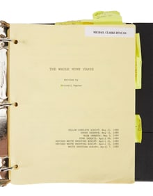 The Whole Nine Yards | Michael Clarke Duncan Production Script Binder