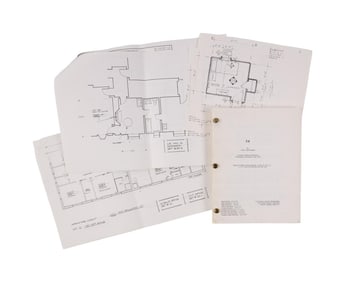 54 | Production Shooting Script with Set Floor Plans