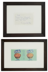 Brokeback Mountain | Production-Made "Divorce Came Through" Postcard from Ennis to Jack with Beans