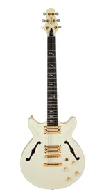 Joe Walsh | Carvin Joe Walsh Semi Hollowbody Electric Guitar, Pearl White