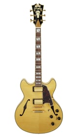 Joe Walsh | "Dr. Z" Video Played D'Angelico DCSP Semi-Hollowbody Electric Guitar, Natural with Image
