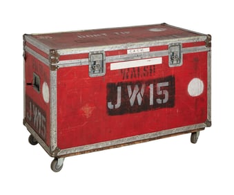 Joe Walsh | Large Red "JW 15" Trunk Road Case
