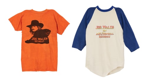 Joe Walsh | 1974 "So What" Promotional T-Shirts