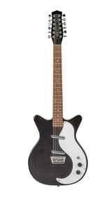 Joe Walsh | RRHOF 2015 Stage Played Danelectro 12SDC 12-String Electric Guitar, Black with Photo