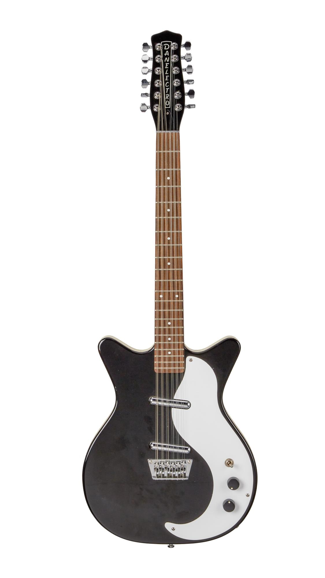 Joe Walsh | RRHOF 2015 Stage Played Danelectro 12SDC 12-String Electric Guitar, Black with Photo: A Danelectro 12SDC 12-string reissue electric guitar, serial #23605, in black finish. Played by Joe Walsh during a performance of “It Don’t Come Easy” with Ringo Starr at the 30th An