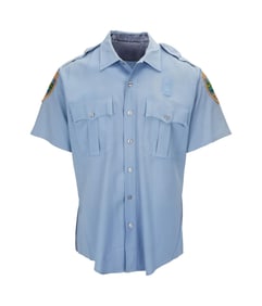 Joe Walsh | 1990-Worn Kent, Ohio Police Button-Down Shirt With Photo