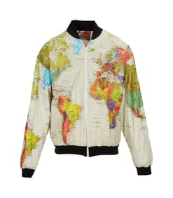 Joe Walsh | 1993 "Party of Two" Tour Stage-Worn Bomber Jacket With Photo