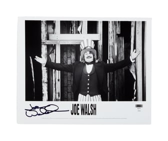 Joe Walsh | Signed "Look What I Did!" Promotional Photo