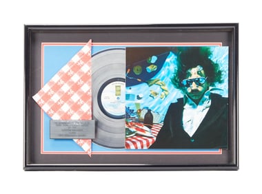 Joe Walsh I "Platinum" In-House Sales Award for "But Seriously, Folks..."