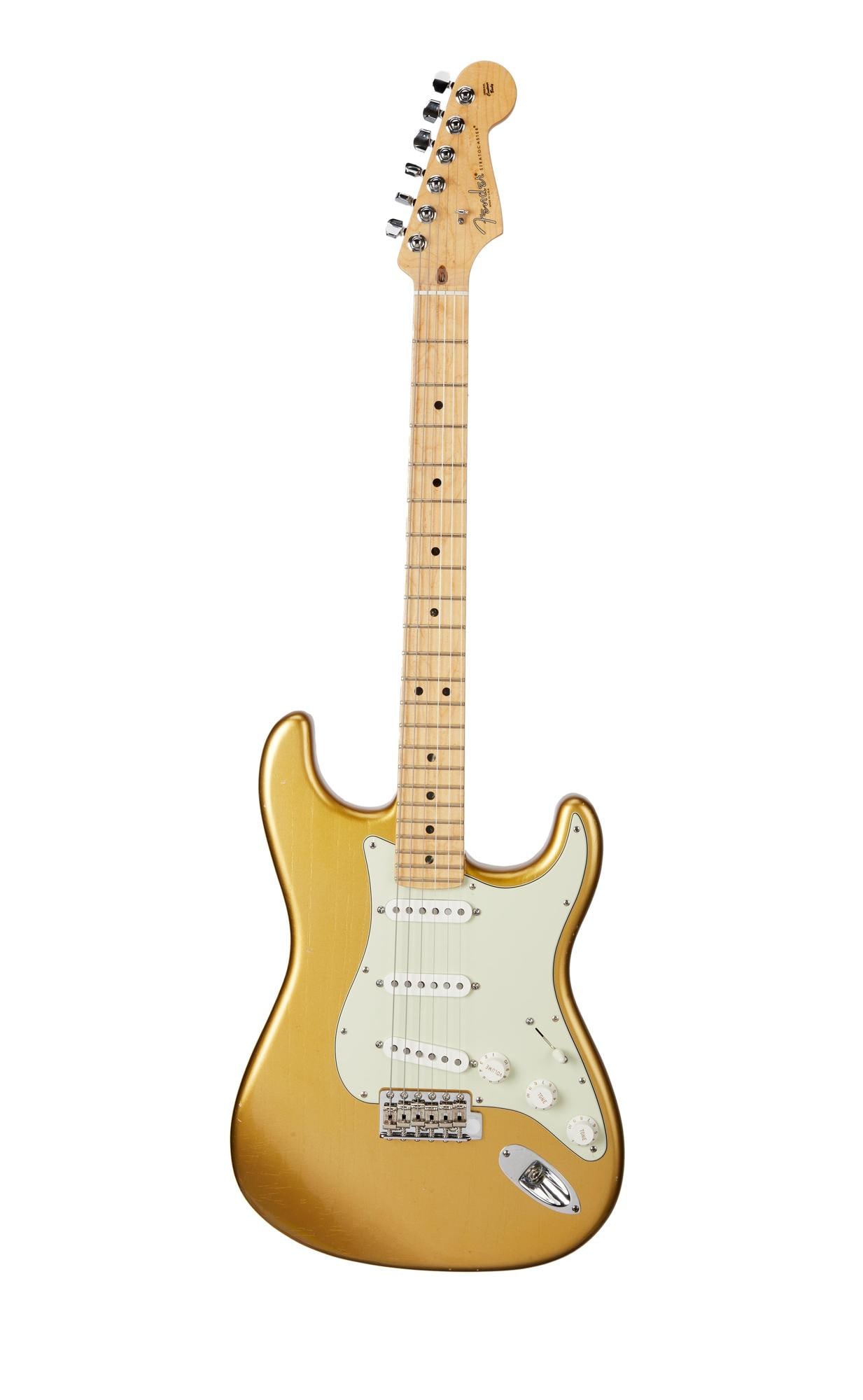 Joe Walsh | Fender Stratocaster Partscaster, Relic Aztec Gold Metallic (1 of 8)