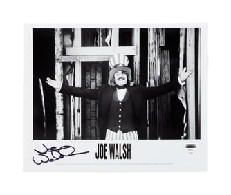 Joe Walsh | Signed "Look What I Did!" Promotional Photo
