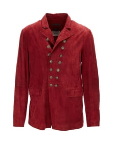 Joe Walsh | 2013 Stage-Worn Red Suede Jacket With Photo